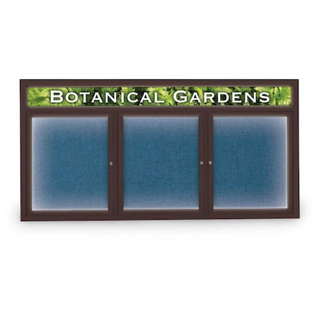 United Visual Products Open Faced Traditional Rounded Corkboard UV644ARC-SATIN-CLOUD